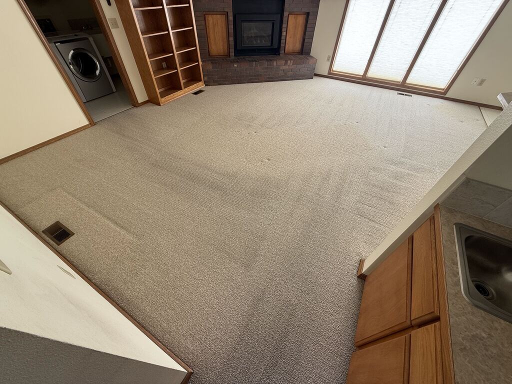 Living Room Carpet Restoration